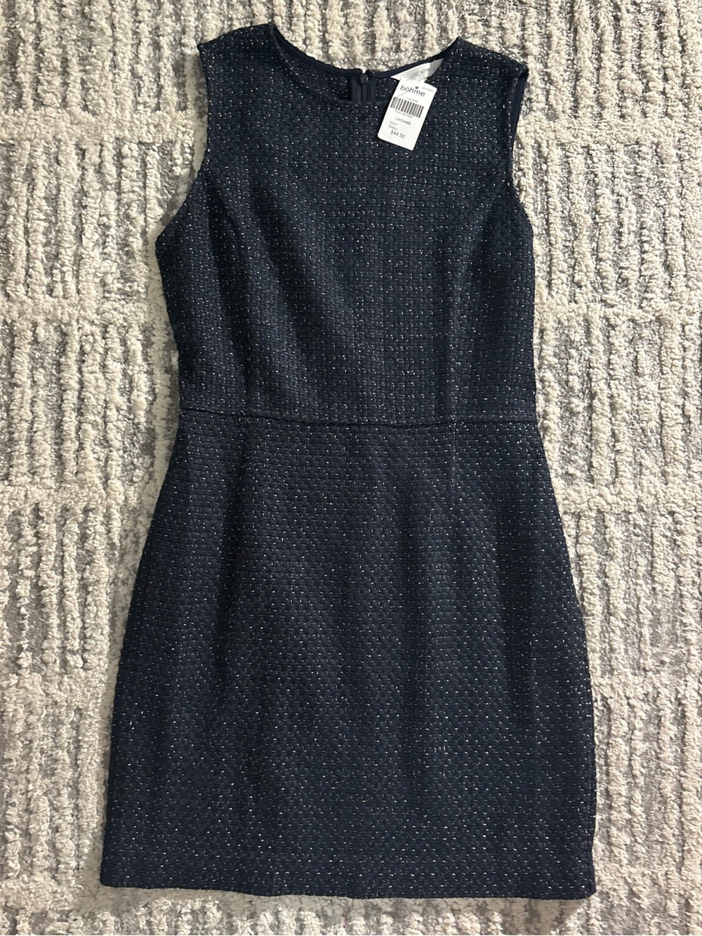 NWT Lost April blue plaid cute shift dress size S